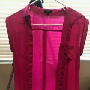 The Limited Ashton Women's Blouse Hot Pink
